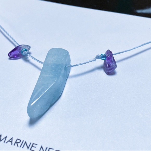 Two Aquamarine Necklace Set - Picture 3 of 8